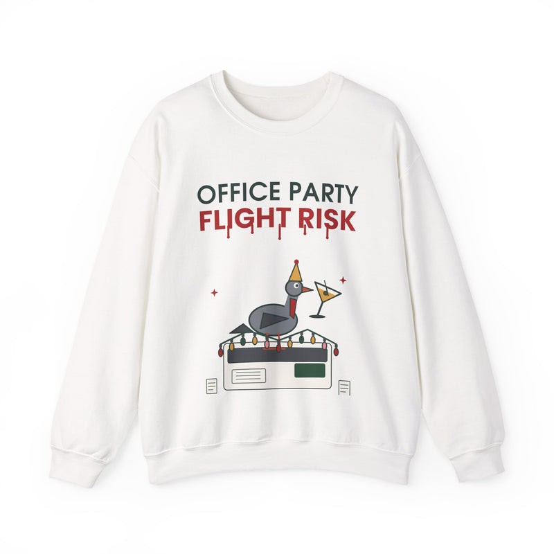 Office Party Flight Risk Christmas Sweatshirt