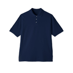 Photographic navy front garment view