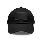 Custom Leather Patch Dad Hat (Rectangle Patch)