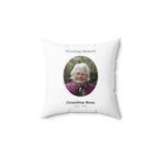 Custom Photo Pillow, Memorial example