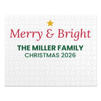 Custom Photo Puzzle, Family Christmas example