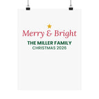 Custom Photo Poster, Family Christmas example
