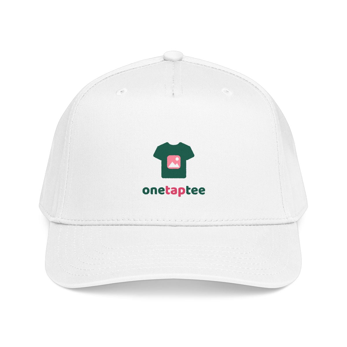 Custom Printed Baseball Cap, with example design