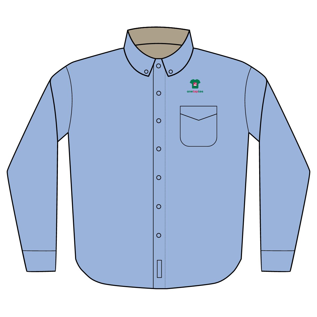 Custom Embroidered Long Sleeve Work Shirt