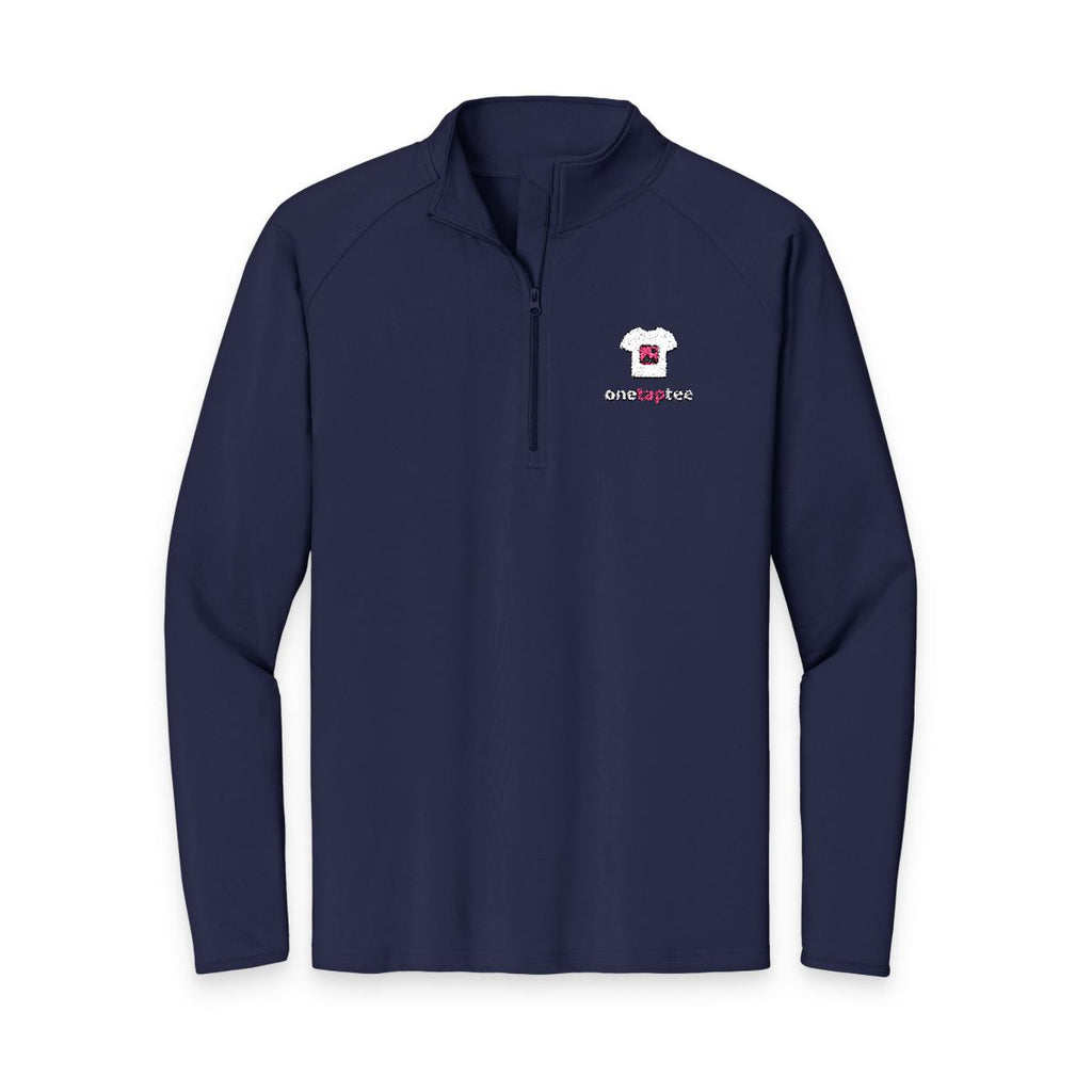 Custom Embroidered Quarter-Zip Pullover