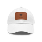 Custom Leather Patch Dad Hat (Rectangle Patch)