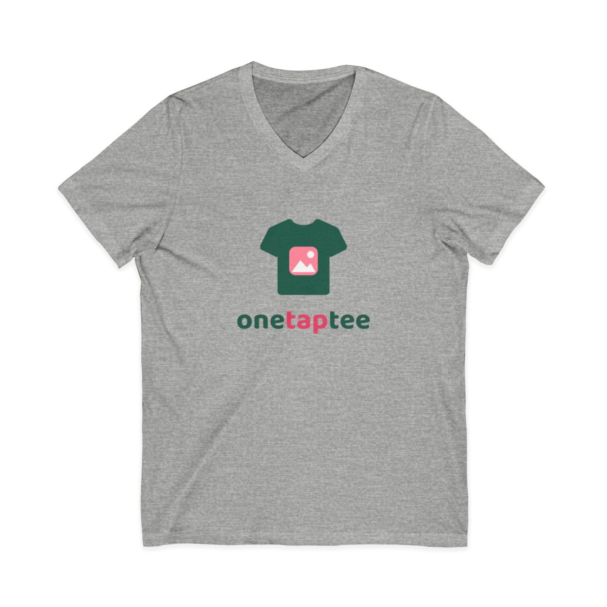 Custom Bella+Canvas V-Neck T-Shirt