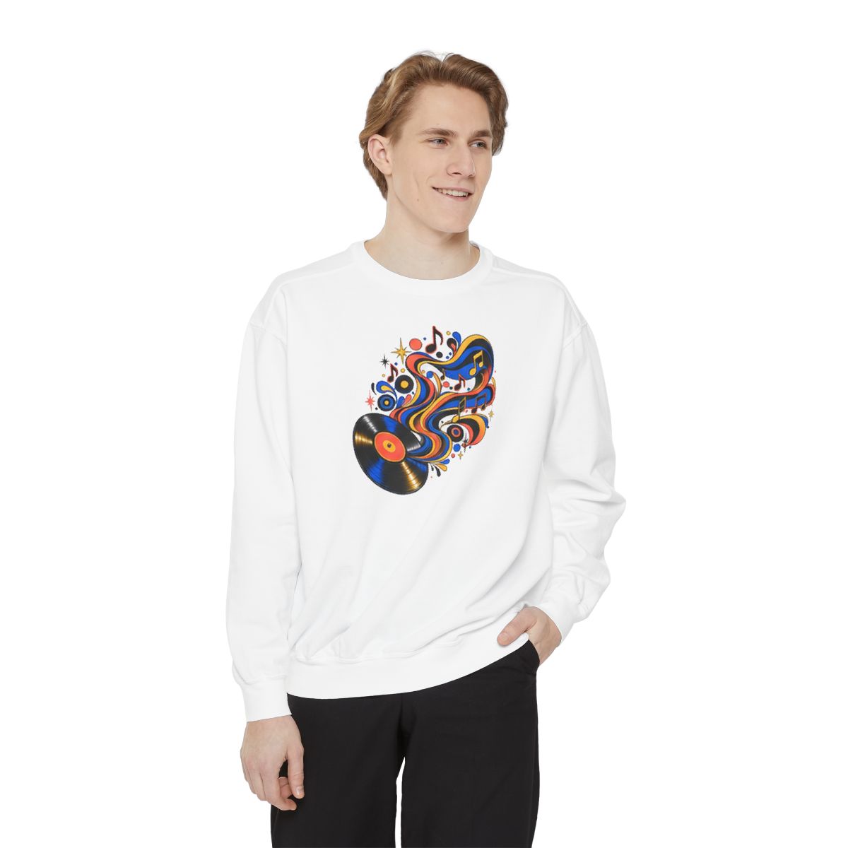 Custom Garment-Dyed Sweatshirt |graphic