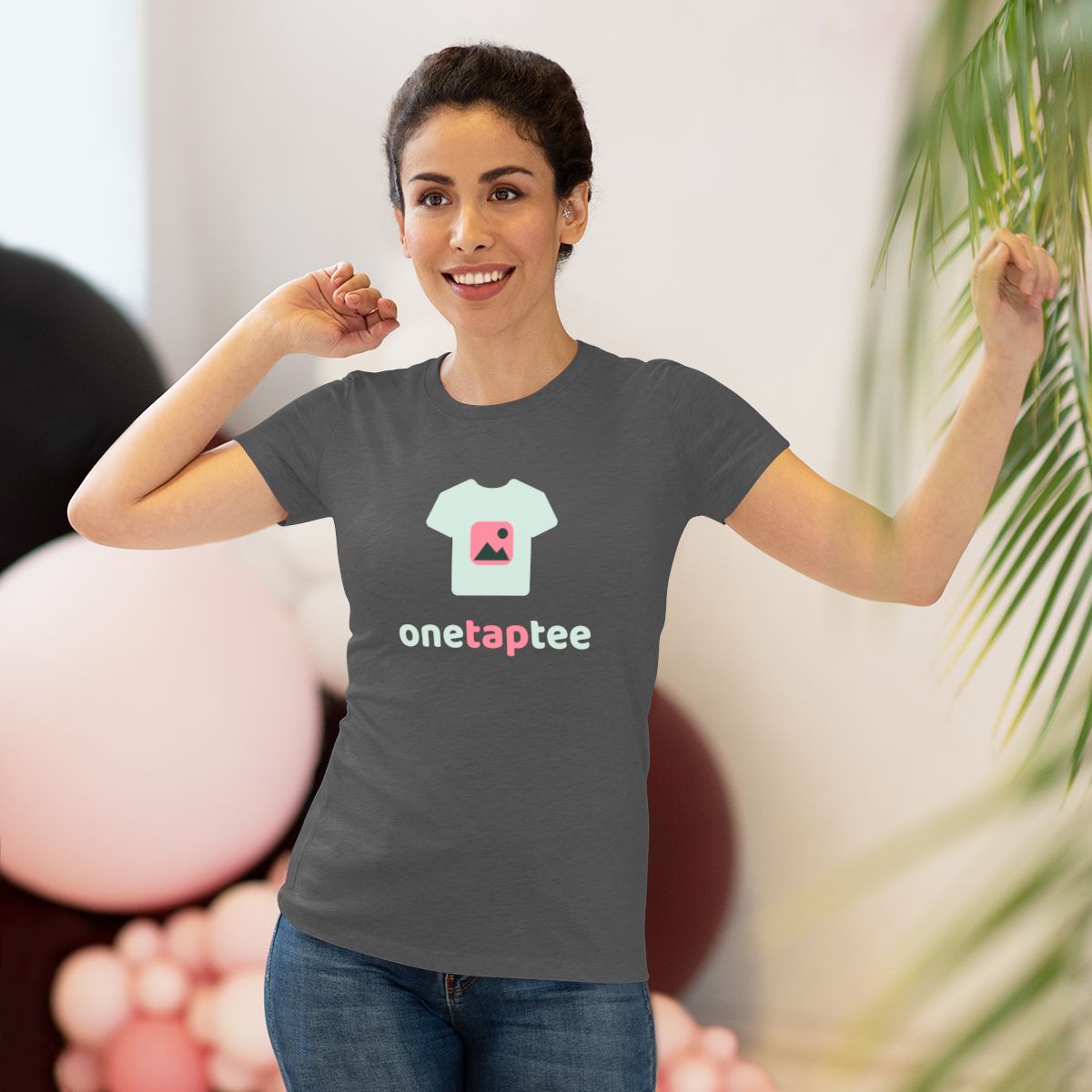Custom Women's Tri-Blend T-Shirt |worn