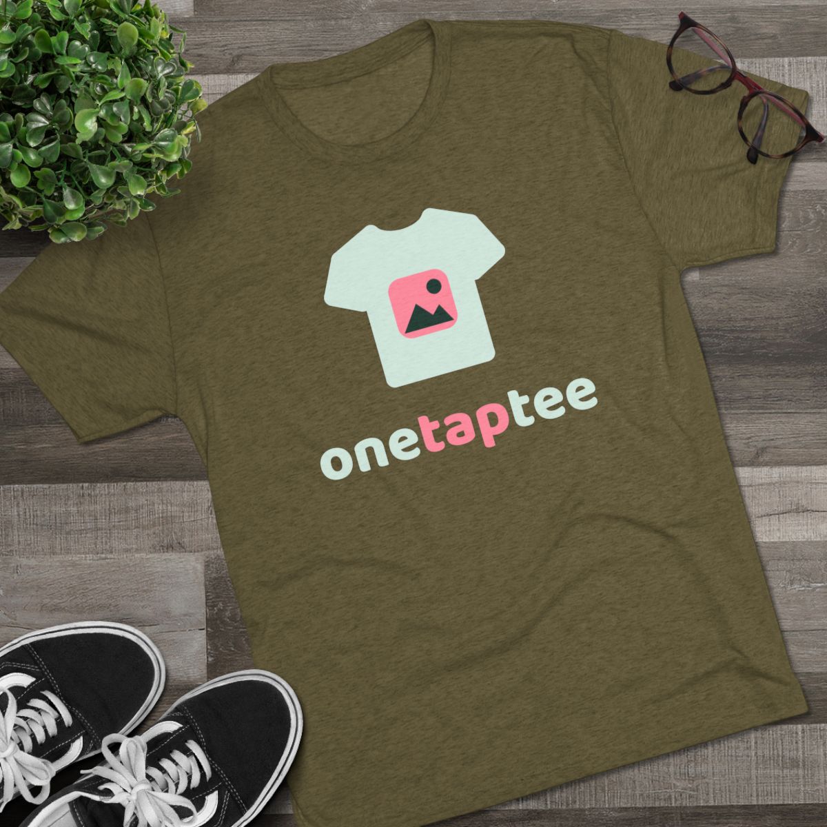 Custom Tri-Blend T-Shirt |worn